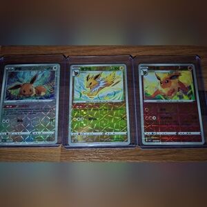 Pokémon Cards Chinese Rotary Holo x3